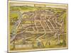 Vilnius (From Urbium Praecipuarum Mundi Theatrum Quintum by Georg Brau), 1580s-Frans Hogenberg-Mounted Giclee Print