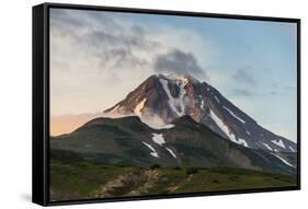 Vilyuchinsk Volcano, Kamchatka, Russia, Eurasia-Michael-Framed Stretched Canvas