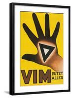 Vim Putzt Alles Poster-null-Framed Art Print