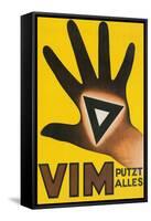 Vim Putzt Alles Poster-null-Framed Stretched Canvas