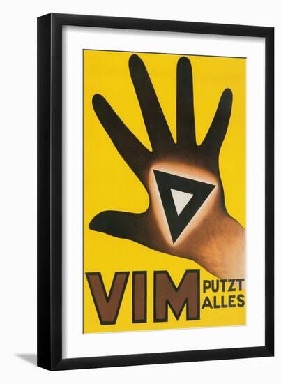 Vim Putzt Alles Poster-null-Framed Art Print
