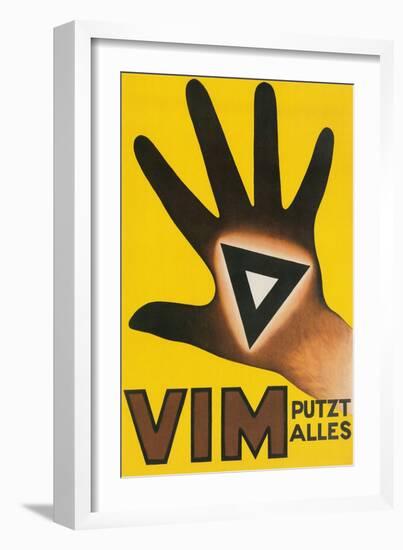 Vim Putzt Alles Poster-null-Framed Art Print