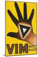 Vim Putzt Alles Poster-null-Mounted Art Print