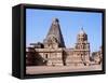 Vimana Tower and Central Shrine of Brihadisvara Temple, Tamil Nadu State-Richard Ashworth-Framed Stretched Canvas