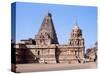 Vimana Tower and Central Shrine of Brihadisvara Temple, Tamil Nadu State-Richard Ashworth-Stretched Canvas