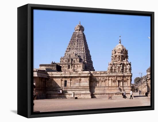 Vimana Tower and Central Shrine of Brihadisvara Temple, Tamil Nadu State-Richard Ashworth-Framed Stretched Canvas