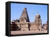 Vimana Tower and Central Shrine of Brihadisvara Temple, Tamil Nadu State-Richard Ashworth-Framed Stretched Canvas