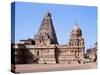 Vimana Tower and Central Shrine of Brihadisvara Temple, Tamil Nadu State-Richard Ashworth-Stretched Canvas
