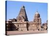 Vimana Tower and Central Shrine of Brihadisvara Temple, Tamil Nadu State-Richard Ashworth-Stretched Canvas