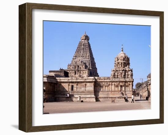 Vimana Tower and Central Shrine of Brihadisvara Temple, Tamil Nadu State-Richard Ashworth-Framed Photographic Print