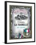 Vin De Bordeaux Wine Label - Europe-Lantern Press-Framed Art Print