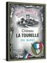 Vin De Bordeaux Wine Label - Europe-Lantern Press-Stretched Canvas