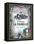 Vin De Bordeaux Wine Label - Europe-Lantern Press-Framed Stretched Canvas