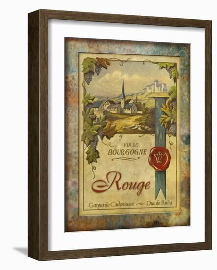 Vin de Bourgogne-Kate Ward Thacker-Framed Giclee Print