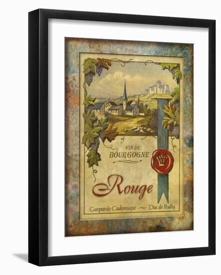 Vin de Bourgogne-Kate Ward Thacker-Framed Giclee Print