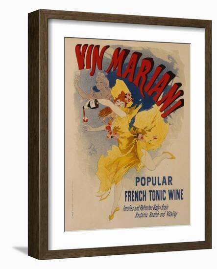 Vin Mariani-Jules Chéret-Framed Giclee Print