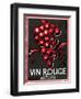 Vin Rouge Label-null-Framed Art Print