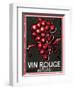 Vin Rouge Label-null-Framed Art Print