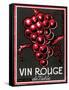 Vin Rouge Label-null-Framed Stretched Canvas