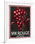 Vin Rouge Label-null-Framed Art Print