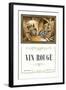 Vin Rouge Label-null-Framed Art Print