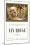 Vin Rouge Label-null-Mounted Art Print