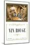 Vin Rouge Label-null-Mounted Art Print