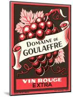 Vin Rouge Label-null-Mounted Art Print