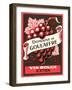 Vin Rouge Label-null-Framed Art Print