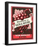 Vin Rouge Label-null-Framed Art Print