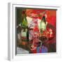 Vin Rouge: Red Wine-Beth A. Forst-Framed Art Print