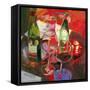Vin Rouge: Red Wine-Beth A. Forst-Framed Stretched Canvas