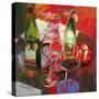 Vin Rouge: Red Wine-Beth A. Forst-Stretched Canvas