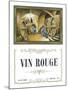 Vin Rouge Wine Label - Europe-Lantern Press-Mounted Art Print