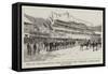 Vina Del Mar Race Course, Near Valparaiso, the Ramadas Overlooking the Course-null-Framed Stretched Canvas
