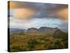Vinales Valley From Grounds of Hotel Los Jasmines Showing Limestone Hills Known As Mogotes, Cuba-Lee Frost-Stretched Canvas