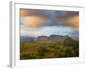 Vinales Valley From Grounds of Hotel Los Jasmines Showing Limestone Hills Known As Mogotes, Cuba-Lee Frost-Framed Photographic Print