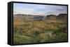 Vinales Valley, UNESCO World Heritage Site, Bathed in Early Morning Sunlight-Lee Frost-Framed Stretched Canvas