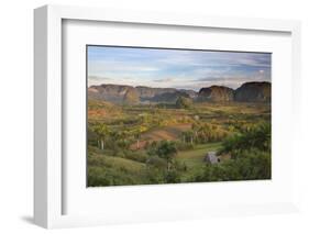 Vinales Valley, UNESCO World Heritage Site, Bathed in Early Morning Sunlight-Lee Frost-Framed Photographic Print