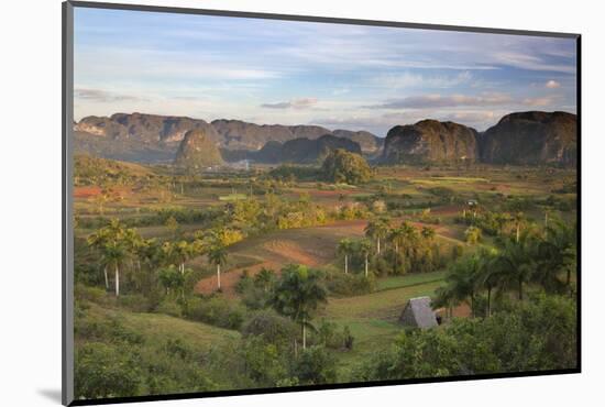 Vinales Valley, UNESCO World Heritage Site, Bathed in Early Morning Sunlight-Lee Frost-Mounted Photographic Print