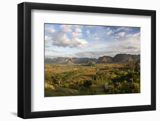 Vinales Valley, UNESCO World Heritage Site, Bathed in Early Morning Sunlight-Lee Frost-Framed Photographic Print