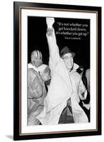 Vince Lombardi Get Back Up Quote Sports Archival-null-Framed Photo