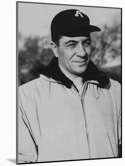 Vince Lombardi When He Was Coach on New York Giants Football Team-null-Mounted Photo
