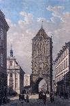 Powder Tower and Prikopy Street-Vincenc Morstadt-Giclee Print