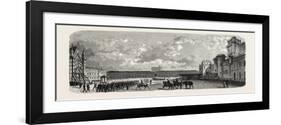 Vincennes. Castle Courtyard from the South. 1855-null-Framed Giclee Print