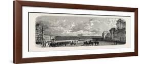 Vincennes. Castle Courtyard from the South. 1855-null-Framed Giclee Print