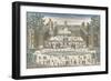 Vincennes château fort, le grand bassin du jardin des Tuileries à Paris-null-Framed Giclee Print