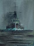 IJN Hiei and Akatsuki light up USS Atlanta, Guadalcanal 1942, 2018-Vincent Alexander Booth-Giclee Print