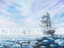 James Clark Ross Discovers Antarctic Ice Shelf, Jan, 1841, 2016-Vincent Alexander Booth-Giclee Print