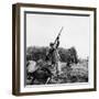 Vincent Auriol, Blasting Away at Pheasants-Dmitri Kessel-Framed Photographic Print